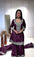 Enchanting Sequined Silk Trio Ensemble in desi style