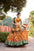 Printed Elegance of Adola Silk Lehenga Set