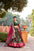 Printed Elegance of Adola Silk Lehenga Set