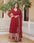 Pristine Pizzazz: Sequined Georgette Flare Suit Set
